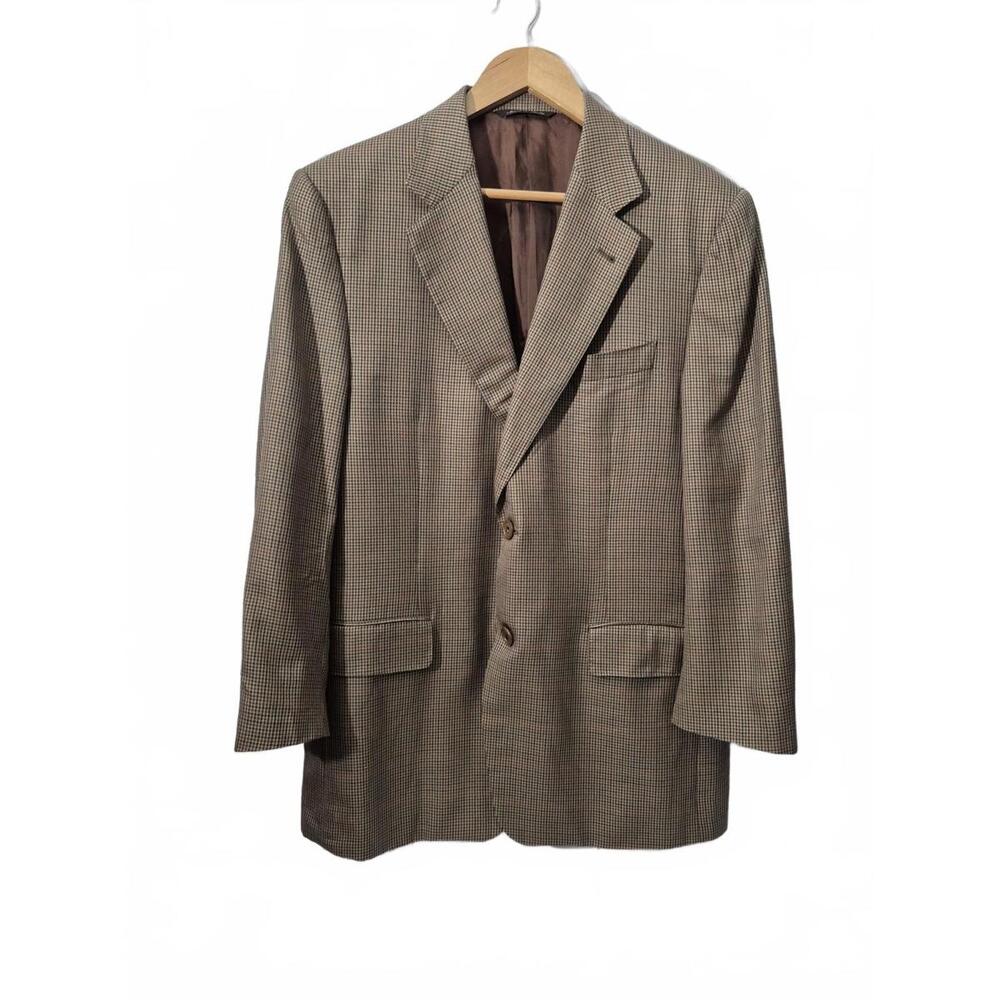 Canali Proposta Made In Italy Mens Sports Coat Blazer 2 Button Front
